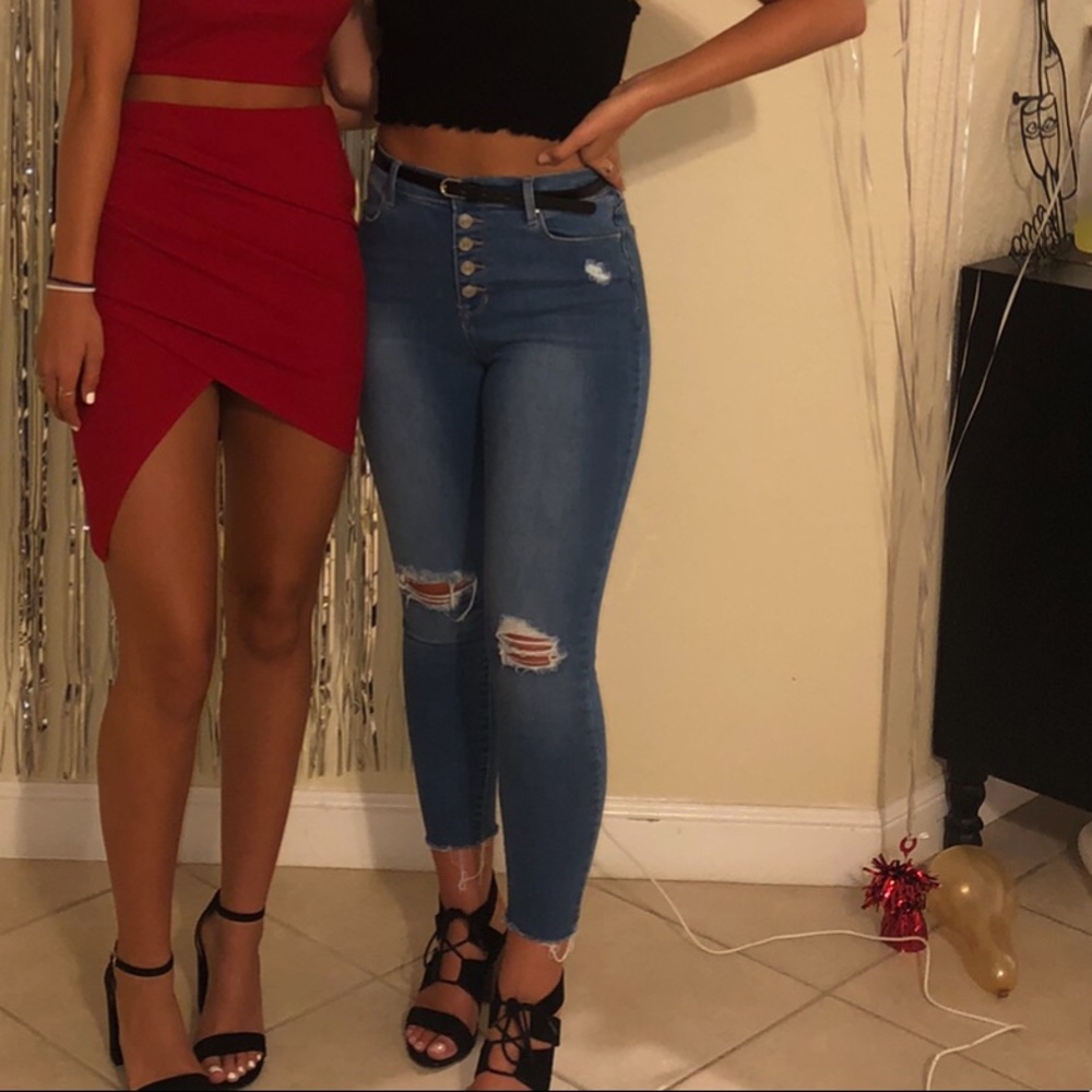 Pacsun High-Rise Ankle Jeggings